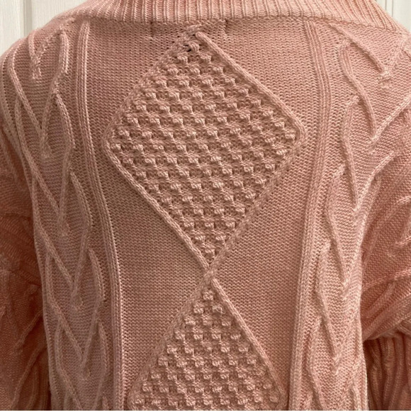 525 American Cableknit Crewneck Ombré Sweater Small - Picture 6 of 8